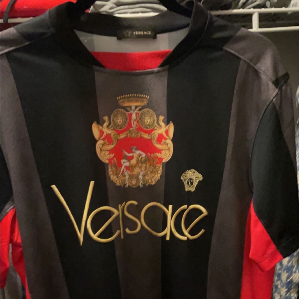 Versace 2018 Logo Soccer Jersey Shirt